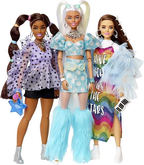 barbie extra 5 doll set